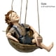 thumbnail image 3 of Bearachild Colgante de columpio para niño, revestimiento impermeable de resina pintado a mano, decoración para jardín y exteriores, estatua Decoración, 3 of 6