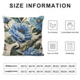 thumbnail image 5 of Shiartex   Blue Floarl Throw Pillow Covers,Watercolor Hydrangea Bird Pillow Cases Decorative Sided Design Square Pillowcases for Home Bed Sofa Living Room Farmhouse Outdoor White, 5 of 5