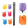 thumbnail image 1 of 12Pcs Tulip Shaped Decorative Windmills Ornaments Random Color, 1 of 9