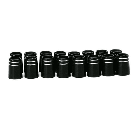 10 x Golf Ferrules-Black