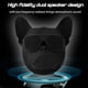 thumbnail image 3 of Altavoz creativo con forma de perro, altavoz inalámbrico Bluetooth, reproductor de música con sonido estéreo portátil con forma de perro (1 unidad, negro), 3 of 5