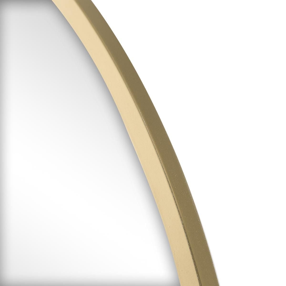 hometrends Round Mirror, 27 inch diameter x 0.51" Gold