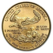 1/10 oz American Gold Eagle Coin BU (Random Year)