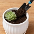 thumbnail image 4 of Gardening Hand Tools, 11.02x4.33 Inches Horticultural Hand Rake, Quenched Steel Household Tool for Flower Planting, Vegetable & Potted Cultivation, 4 of 6