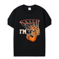 thumbnail image 1 of Celebrate 3rd Birthday With Basketball Lover T-Shirt 100 Pure Cotton Soft Comfortable Round Neck Short Sleeve For Men And Dad Graphic Top, 1 of 6