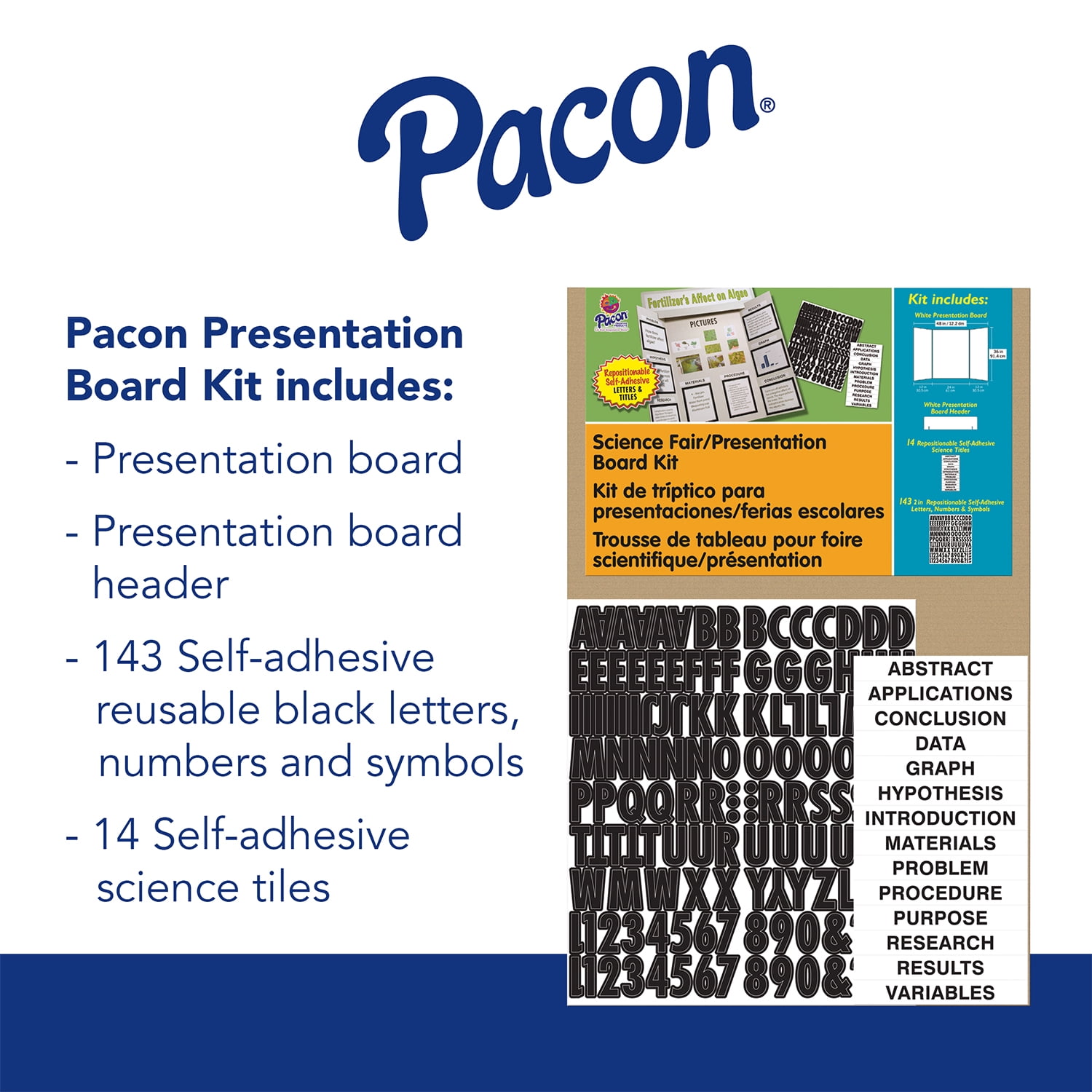 Science Fair Fll Project 2018 Pacon Presentation Board Project Kit
