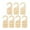 Beige, variant on Fenull Baby Closet Dividers for Clothes Organizer Set of 7 Hanger Closet Dividers for Newborn To 24 Months Size Clothes Nursery Organization for Clothes