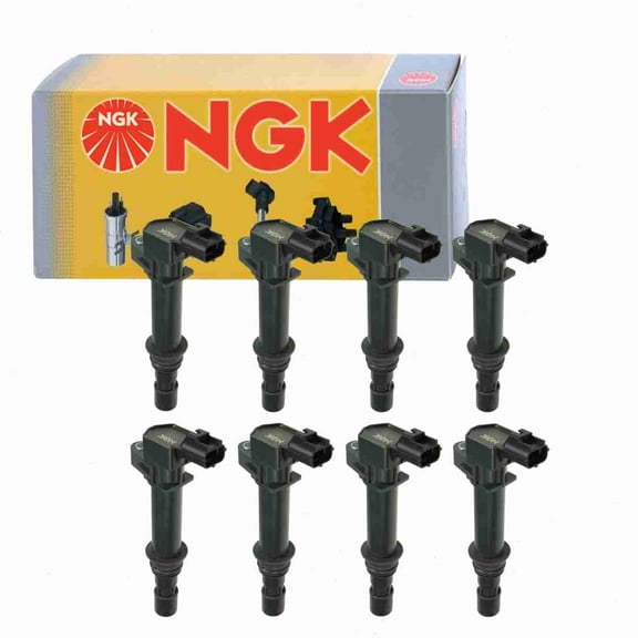 8 pc NGK 48651 Ignition Coils for 178-8483 2505-98346 36-8094 56028138 56028138AB 56028138AD 56028138AE 56028138AF 673-5300 E232 E232P GN10456 IC243 IC243SB UF-270 UF270 UF270T Spark Plug Wire Boot