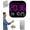 Purple, variant on Multifunctional Digital Alarm Clock for Home & Office,LED Large Display Smart Despertador Alarms with Hidden Stand&Remote Control,Brightness Adjustment,Date and Day of Week,Temperature