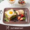 thumbnail image 7 of 9 Pack Disposable Paper Food Serving Trays for Party, Brown 16 inch Paper Plates Platters, Charcuterie Boards for Friut, Dessert, Cookie and BBQ, 7 of 7