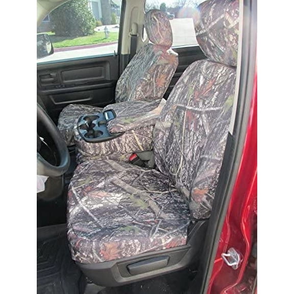 DG28 2013-2018 Ram and 2019-2021 Classic Body Dodge Ram Crew Cab Front and Back Seat Truck Seat Covers in Camo Endura