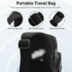 thumbnail image 4 of Funda de transporte portátil compatible con Nintendo Switch/OLED/Lite, bolso bandolera negro de gran capacidad con 12 compartimentos para juegos y tapas para los pulgares, 4 of 7