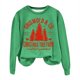 thumbnail image 1 of Gibobby Sudaderas para mujer Sudadera con cuello redondo y estampado de Navidad para mujer, amisetas informales de manga larga para entrenamiento(Verde,CH), 1 of 4