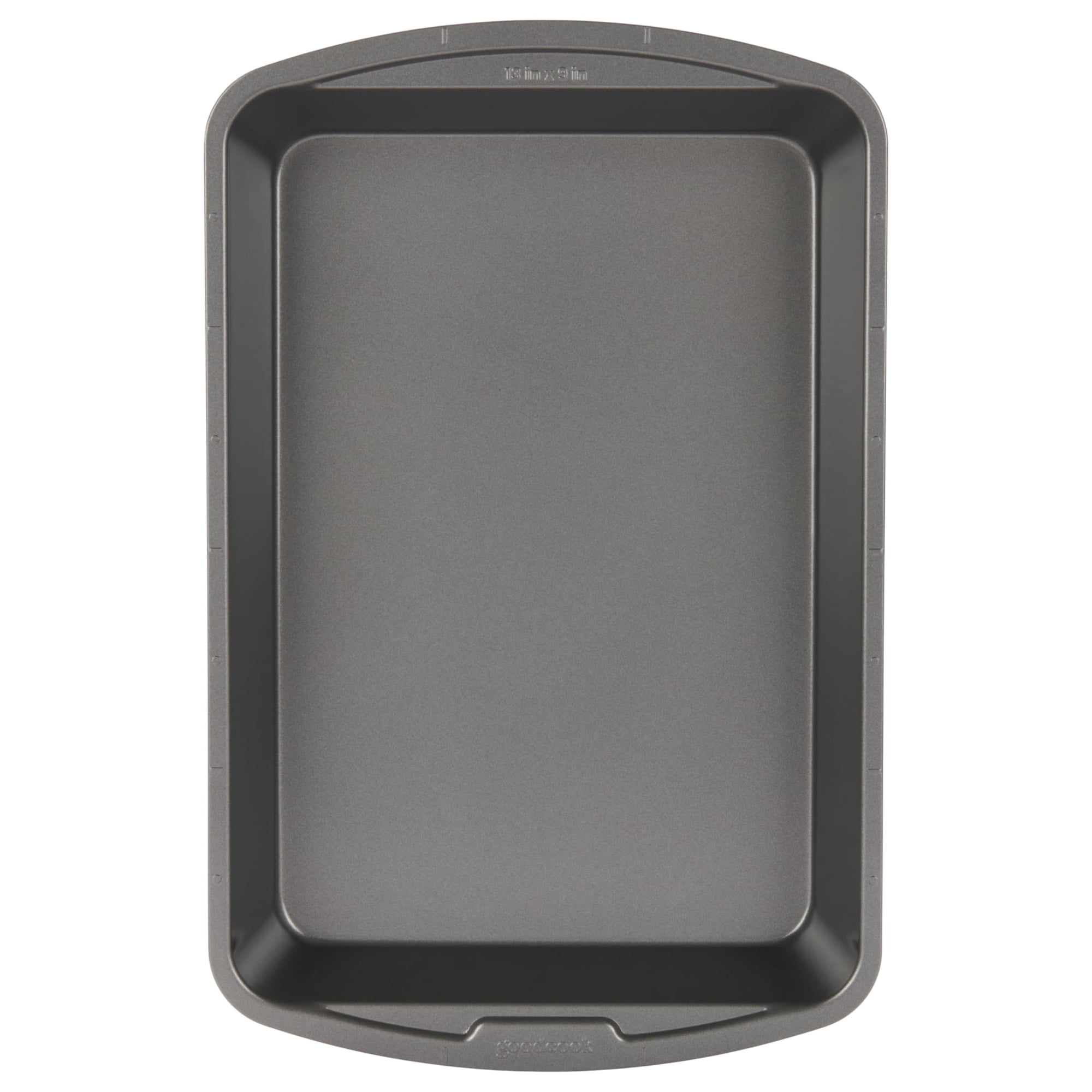 GoodCook Everyday Nonstick 13" x 9" Steel Baking Pan, Gray