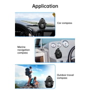 Electronic Navigation Compass Pivot Compass For Marine Marines Camping Gear With Magnetic Deflection Angle Adjustment, Used In Cars And Ships