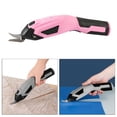 thumbnail image 4 of Portable Electric Fabric USB Box Cutter for Leather Carpet Crafts Sewing Cloth Fabric Leather Pink, 4 of 8
