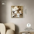 thumbnail image 5 of Earth Tones Canvas Fall Abstract Art by Art Remedy, Gold Frame, 24" x 24", 5 of 7