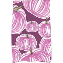 Simply Daisy 18" x 30" Pumpkins-A-Plenty Holiday Geometric Print Kitchen Towel