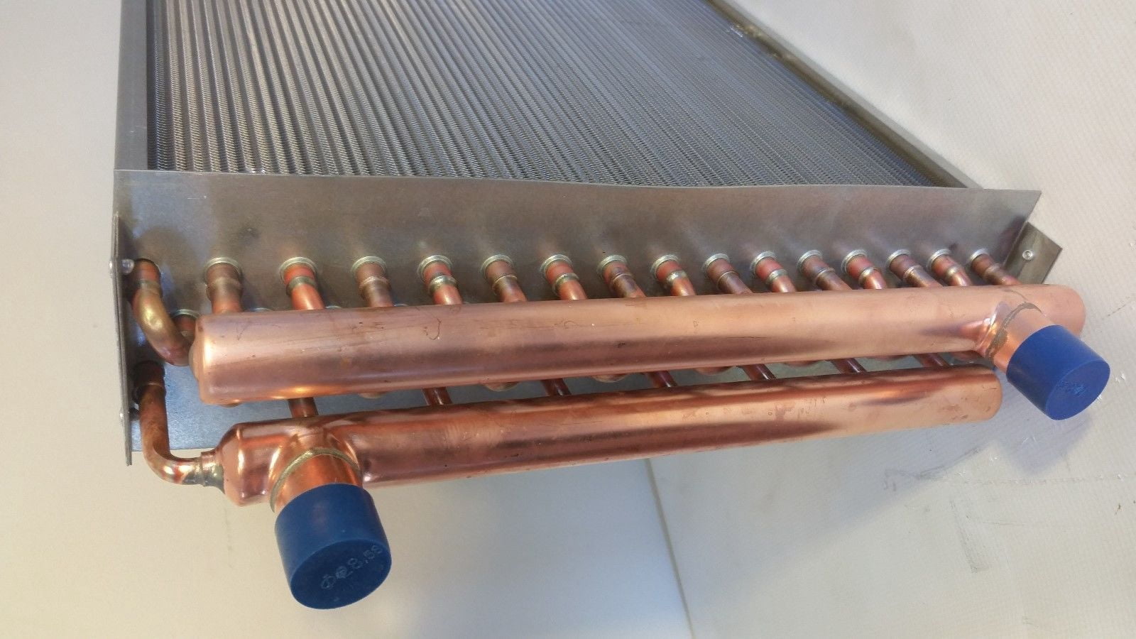 14x14 Water to Air Heat Exchanger  1" Copper Ports With Install Kit