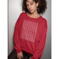 thumbnail image 2 of Christmas And New Year Sweatshirt Women -Image by Shutterstock, Female Small, 2 of 4