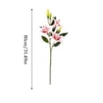 thumbnail image 3 of Artificial Lily Flowers, Realistic Faux Floral Arrangement Ornaments for Home and Hotel Use, Maintenance Free Wedding Decor, Lifelike Decorative Flower Pieces for Indoor Outdoor Display, 3 of 7