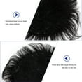 thumbnail image 4 of SHISUYAN Male Bald Patch Invisible Seamless Replacement Hair Straight Hairpiece, 4 of 8