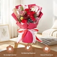thumbnail image 4 of Emibele Preserved Flower Bouquet Gifts for Mom,Red Eteranl Roses Bouquets, Gifts for Her Women Wife Grandma on Valentines Mother's Day Birthday Anniversary, 4 of 9