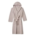 thumbnail image 2 of Barefoot Dreams CozyChic Ribbed Hooded Robe, Silver Ice, Size 1, 2 of 12