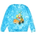 thumbnail image 2 of The Simpsons Men's Homer Krusty Sideshow Bob Tie Dye Pullover Sweatshirt, 2 of 5