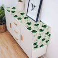 thumbnail image 4 of St Patricks Day Table Runner Shamrock Lucky Green Long Burlap Spring Holiday Kitchen Dining Banquet Indoor Outdoor Decorations Family Party Decor 13 x 72 Inch, 4 of 4