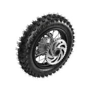 Rear 3.00-10 Dirt Bike Tire, 3.00-10 Tire 10 Tire Rim Wheel Assembly 80/100-10 for CRF50 XR50 SSR Apollo 50cc 70cc 90cc 110cc Pit Dirt Bike Mini Trail Monkey Razor