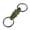 Army Green, variant on Aluminum Alloy Quick Release Swivel Keychain, Pull Apart Detachable Keychain, Heavy Duty Car Key Holder with 360 Degree Swivel Rotation