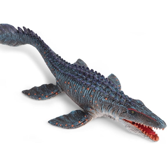 Large Mosasaurus Toy 13.4", Realistic Deep Sea Monster Mosasaurus Dinosaur Plastic Hand-Painted Ocean Animal Model Figurine for Bath Pool Toy, Birthday Gifts, Party Favors, Kids Toys
