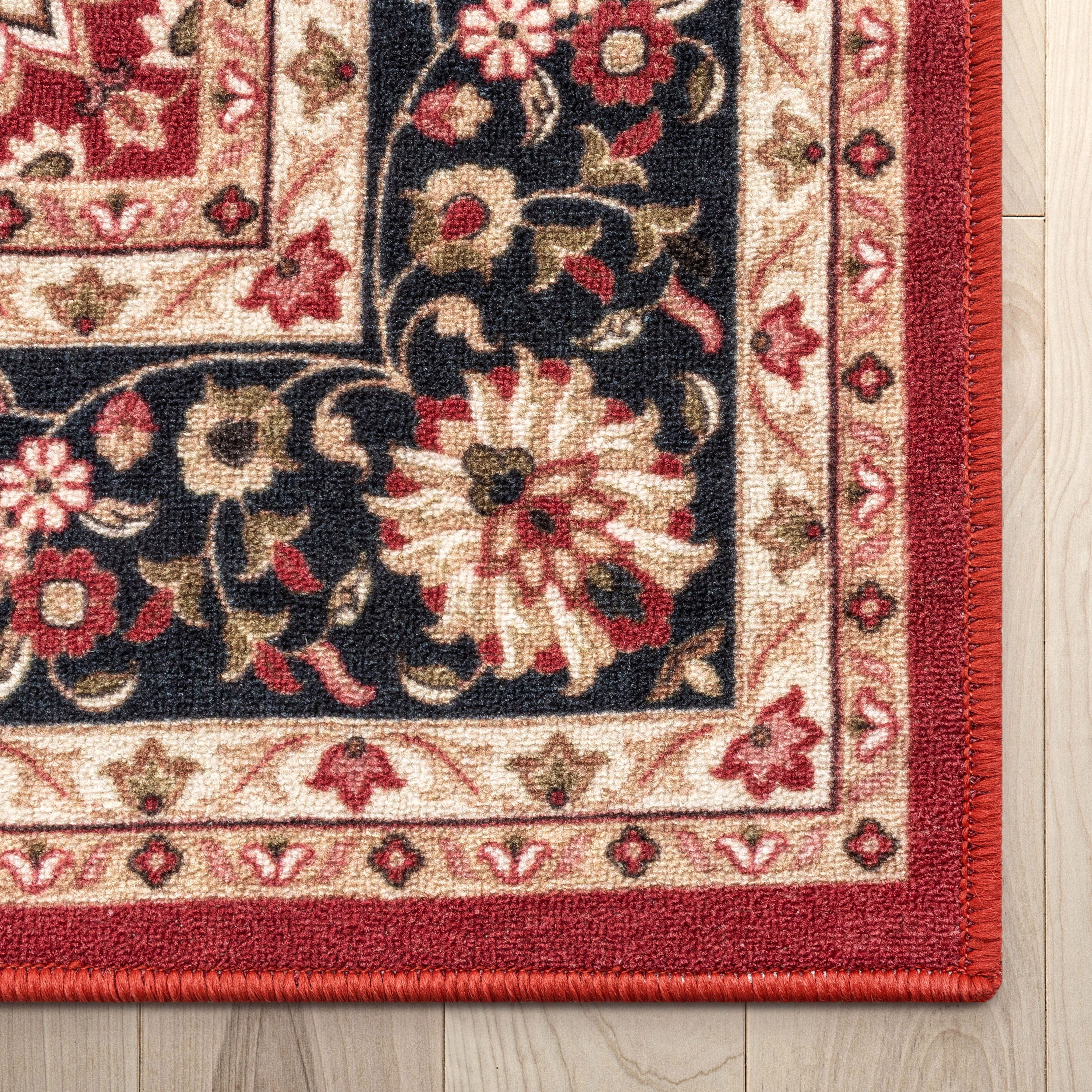 Well Woven Kings Court Gene Traditional Medallion Persian Red 3'3" x 4'7" Area Rug