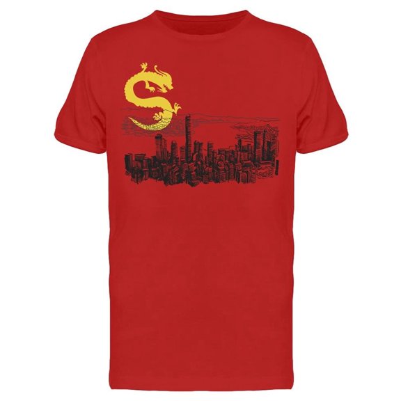 Hong Kong Dragon City Tee Men's -Image by Shutterstock