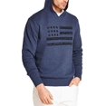 thumbnail image 3 of Weatherproof Mens Flag Hooded Sweater, Blue, Large, 3 of 4