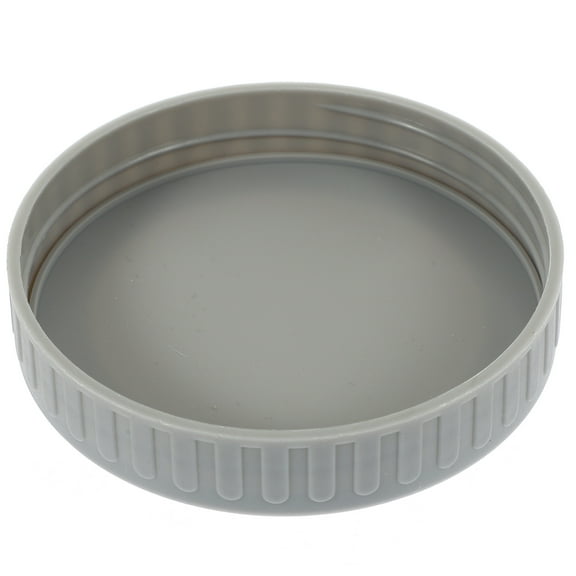WEAVILUX Silicone Jar Lids Grey Set of 1 Airtight Reusable Covers for Canning Jars Kitchen Storage