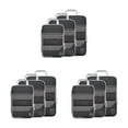 thumbnail image 4 of relayinert 1/2/3/5 3pack/lot Waterproof And Durable Storage Cubes - Enjoy On Trips No Loose Thread Black 3PCS, 4 of 6