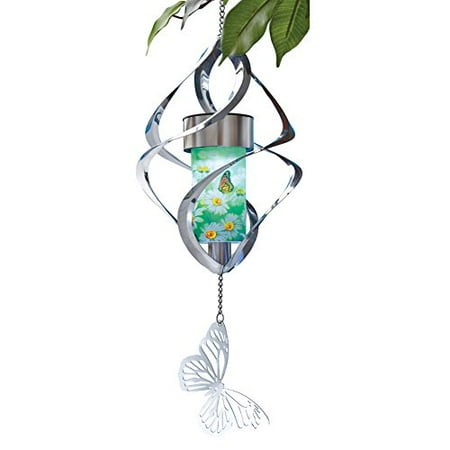 Butterfly Wind Spinner - Solar Spiral Wind Spinner - Butterfly