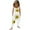 White, variant on NAISIBABY Girls Suspenders Jumpsuit, Sleeveless Fashion Printed Summer Romper White 4T