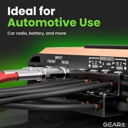 GearIT Primary Automotive Wire 16 Gauge (50ft Each - Black/Red) Copper Clad Aluminum CCA - Power/Ground for Battery Cable, Car Audio, Wire, Trailer Harness, Electrical Wire - 100 Feet Total 16ga Wire