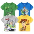 thumbnail image 1 of Camiseta Disney Toy Story Woody, Buzz y Rex para niños de 2 a 7 años, 1 of 9