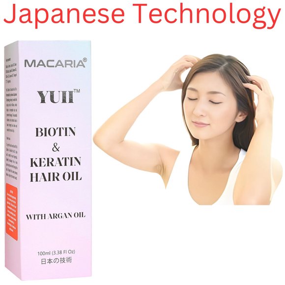 YUII Biotin & Keratin Hair Oil for Bosst Hair Growth | biotin hair growth | biotin hair oil|biotin oil for hair growth |super blend biotin oil | biotin oil for hair thanks