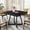 Black, variant on Tribesigns Square Dining Table for 2, 31.5" Industrial Dinner Table with Metal Base