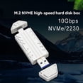 thumbnail image 2 of 2X Carcasa Externa para SSD M.2 NVME, USB 3.2 Gen2, 10 Gbps, Tipo A + Tipo C, Compatible con para SSD M.2 NVME 2230, 2 of 5