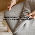 thumbnail image 5 of CQSXDA Wood Stool - 100% Natural Beech Wood with Soft Cushions Make-up Stool - Bed Bench for Bedroom, Dining Room, 5 of 7