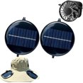 thumbnail image 2 of Solar Fan Replacement for Hat, Adjustable Angle Mini Solar Powered Fan Hat Replacement with 3-Speed, Portable Hands-Free Fan for Camping Fishing Hiking Sun Protection Cooling Comfort (2 Pack Round), 2 of 6