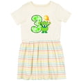 thumbnail image 3 of Inktastic 3rd Birthday Monster Girls Toddler Dress, 3 of 5