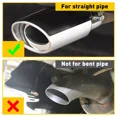 thumbnail image 2 of Vehicle Decoration With Stainless Steel Exhaust Tips, High Durability Wear Resistant Exhaust Tips With Innovative Design And Easy To Install Bolt On Chrome Plated Tips, 2 of 5