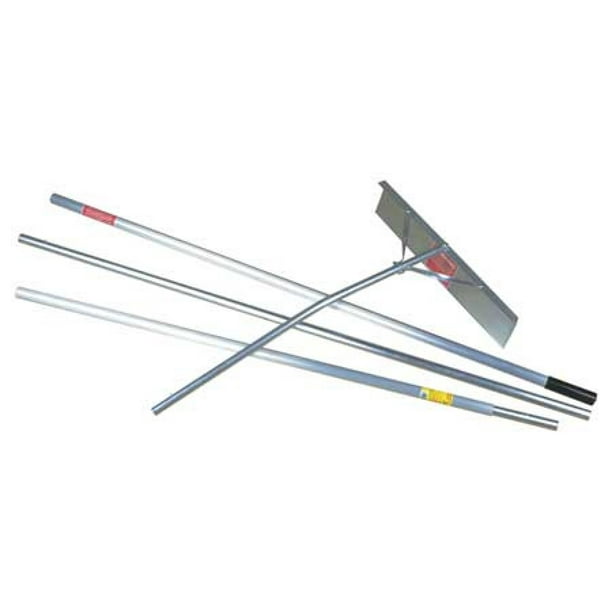 SEYMOUR MIDWEST RAKE 96322GR Snow Roof Rake Scraper,24 in.,16 ft